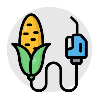 Modern design icon of electric cob