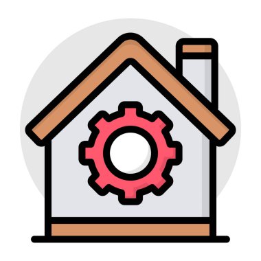 Ev yönetiminin bir simge tasarımı 