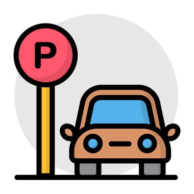 Otoparkın en iyi indirme simgesi