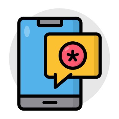 Tıbbi sohbetin moda tasarım simgesi