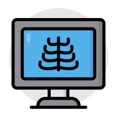 Kaburga kafesinin eşsiz tasarım simgesi