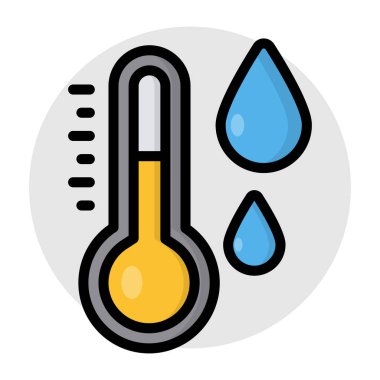 Termometrenin modern tasarım simgesi 