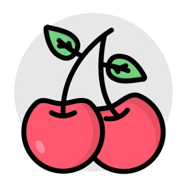 Kirazların simge tasarımı