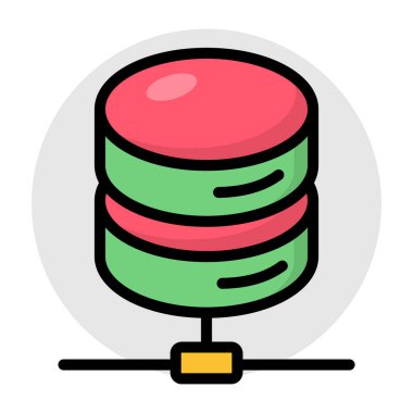 Ağ veritabanının bir simge tasarımı 