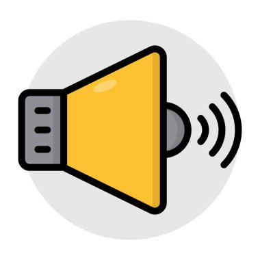 Yüksek hacimli düz tasarım simgesi 