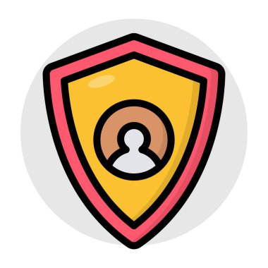 Kullanıcı güvenliğinin mükemmel tasarım simgesi