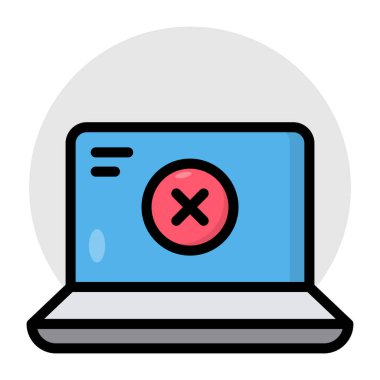 Dizüstü bilgisayar olmayan kaliteli indirme simgesi 