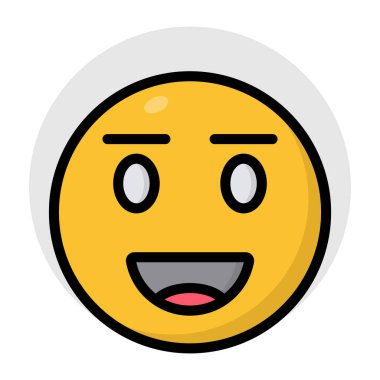 Emojinin yaratıcı tasarım simgesi