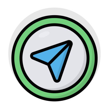 İmleç okunun yaratıcı tasarım simgesi 