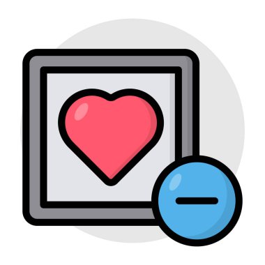 Aşkın vektör tasarımı, düz simge