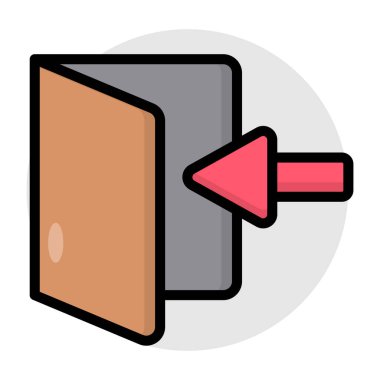 Çıkış için trend vektör tasarımı 