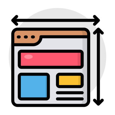        Web ölçümünün premium indirme vektörü 