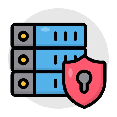 Sunucu güvenliğinin bir simge tasarımı 