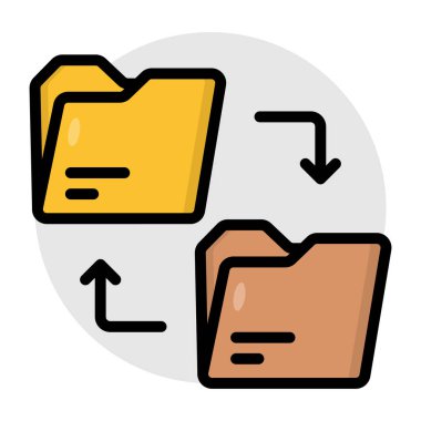 Dizin aktarımının eşsiz bir tasarım simgesi 