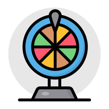 Premium download icon of fortune wheel 