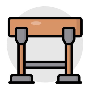 Çalışma tezgahının eşsiz bir tasarım simgesi 