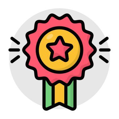 Trendy vector design of quality badge