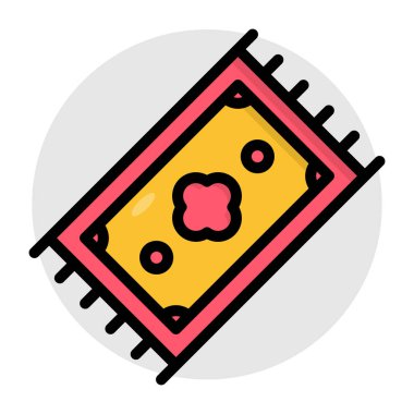 Dua paspasının güzel tasarım simgesi 