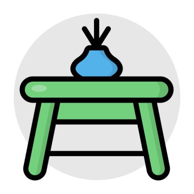 Vazo tablosunun modern tasarım simgesi