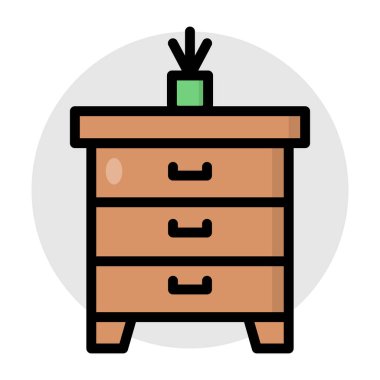 Yan tablonun düz tasarım simgesi