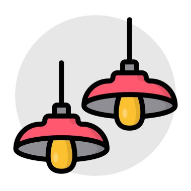 Tavan lambasının mükemmel tasarım simgesi