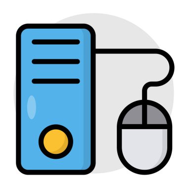 Cpu 'nun modern tasarım simgesi 