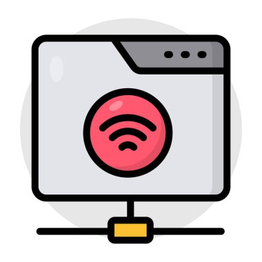 İnternet sitesinin düzenlenebilir tasarım simgesi 