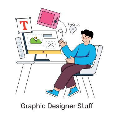 Grafik tasarımcılarının vektör tasarımı