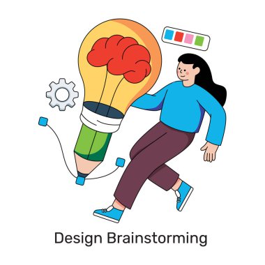 Tasarım beyin fırtınasının modern tasarımı 