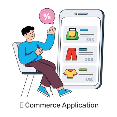 Ecommerce uygulamasının en iyi tasarım çizimi 