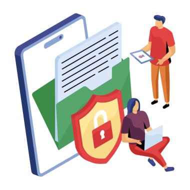 Dizin güvenliğinin illüstrasyonunu en iyi indirme