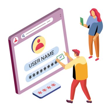 Profil oturumunun modaya uygun tasarım çizimi