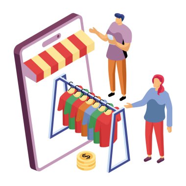 Gömlek askılarının yaratıcı tasarımı. 