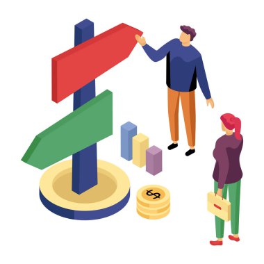 İş dünyasının bir tasarımı. 