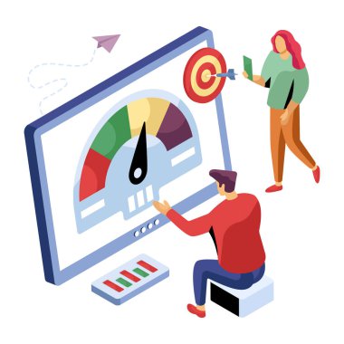 Sistem hız optimizasyonunun modern tasarım çizimi 