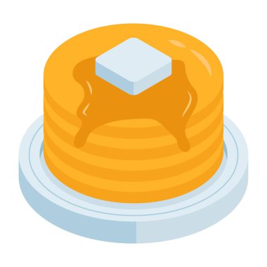 Krep için mükemmel bir tasarım ikonu 