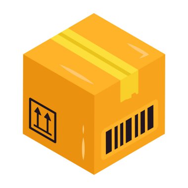 Düzenlenebilir bir karton tasarım simgesi