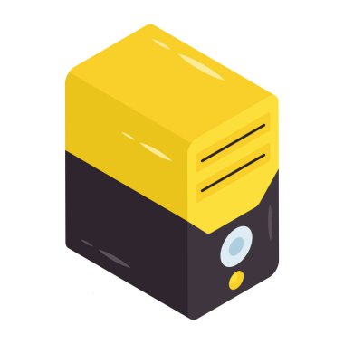 Merkezi işlem birimi Cpu 'nun simge tasarımı 