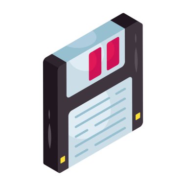 Disket diskinin son moda vektör tasarımı 