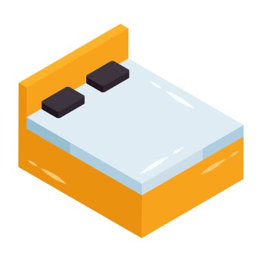 Premium download icon of bed