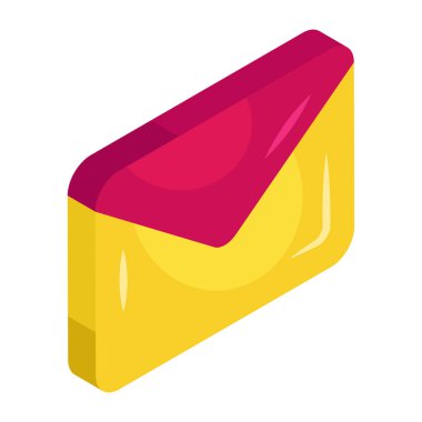Editable design icon of mail