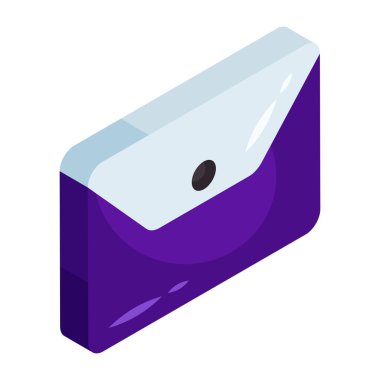 Editable design icon of mail