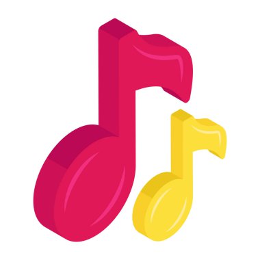 Müzik notasının premium indirme simgesi 