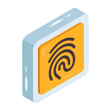 Parmak izinin moda tasarım simgesi 