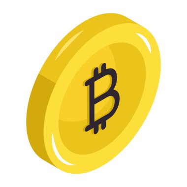 Bitcoin 'in bir simge tasarımı
