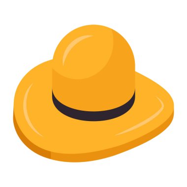 Eşsiz bir şapka tasarımı simgesi 