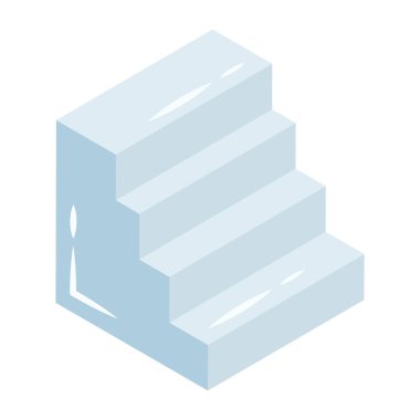 Merdivenlerin yaratıcı tasarım simgesi