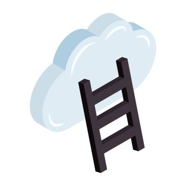 Bulut özlemlerinin vektör tasarımı 