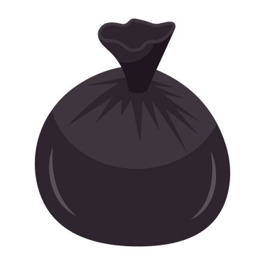 Çöp torbasının vektör tasarımı