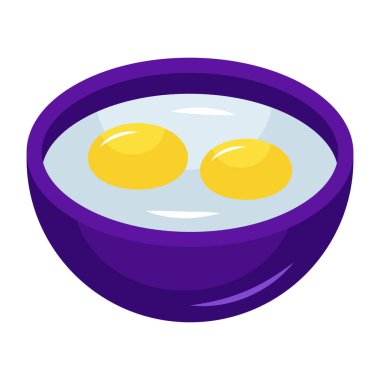 Yumurta simgesi, düzenlenebilir vektör